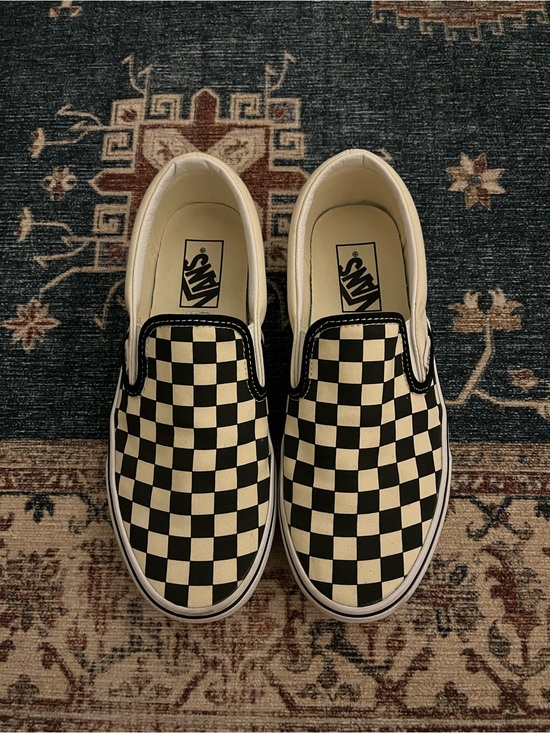 Vans Shoes - Vans Black & White Checkerboard Slip-On Sneakers